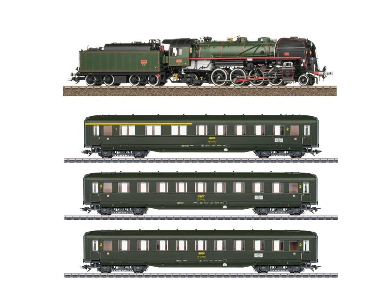 TRIX 25141 Zugset 4 tlg. Dampflok 141 R1244 Mikado
