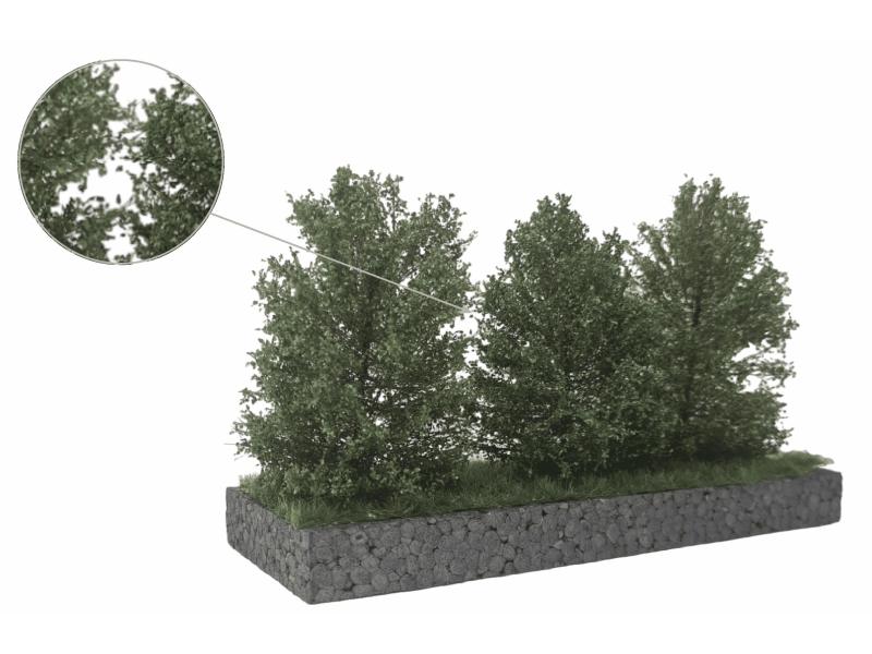 MBR 50-4013 Grosse Büsche, grün filigran