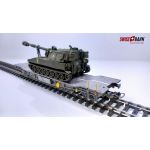 PIKO 96699 -13 SBB Transportwagen mit PzH M109 (AC) - Detailansicht 4