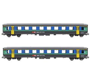 PIKO 96797 SBB EW I 1.Klasse Papagei- Set (AC)
