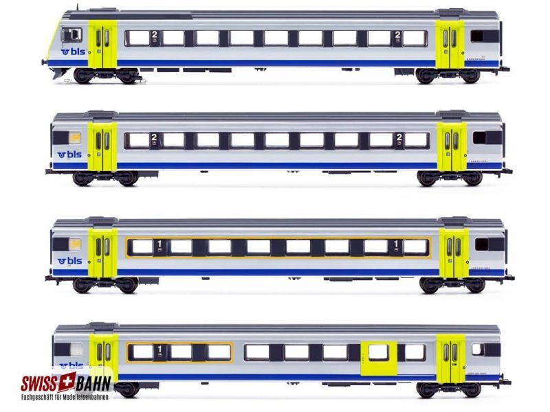 Liliput 330531 BLS RE-Treno 4-Pezzi, EW III Omega (AC)
