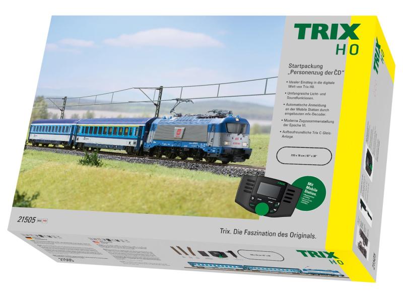 TRIX 21505 Pack de départ train de voyageurs des ČD