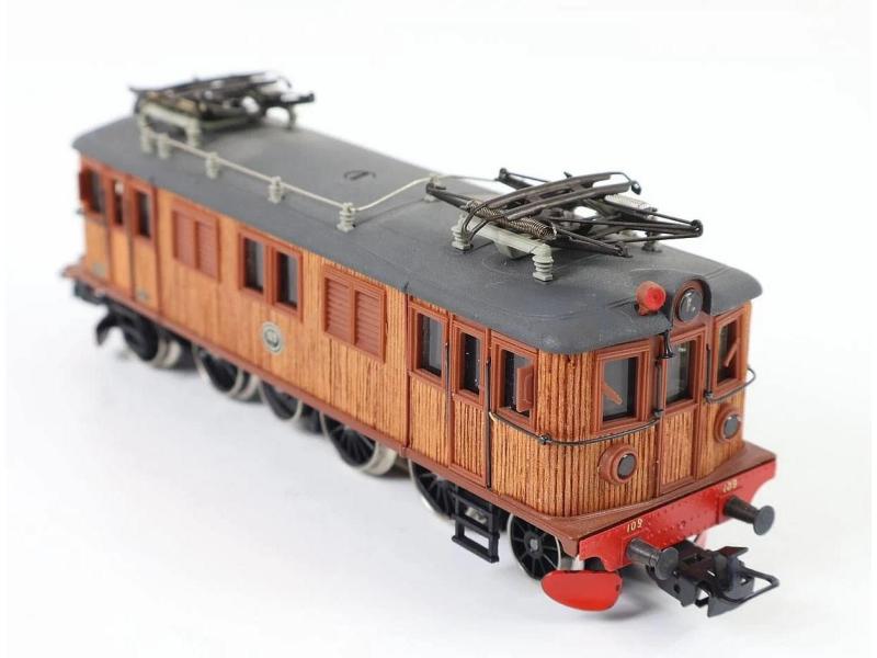 Märklin 3670 SJ Litt Elektrolok 'Holzlok' mit Digitaldecoder