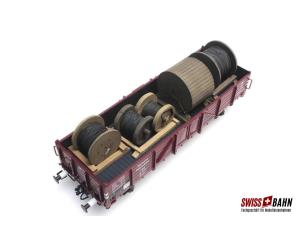 ARTITEC 487.801.71 Kabelrollen zur Beladung, H0