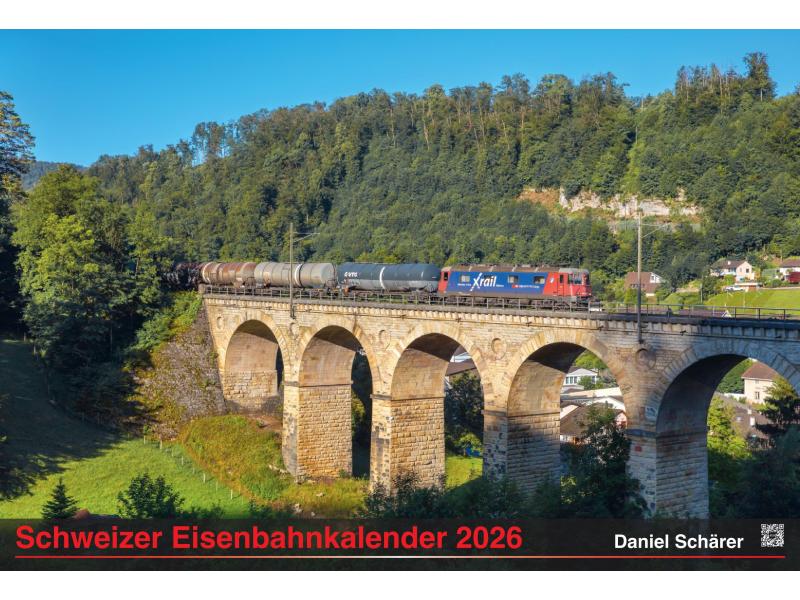 SB 070126 - CH Eisenbahnkalender D. Schärer 2026