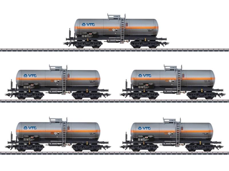 MÄRKLIN 46465 Set de wagons-citernes à chlore VTG