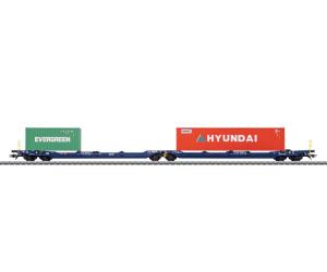 MÄRKLIN 47474 Doppel-Taschenwagen Sdggmrss - Ansicht 1