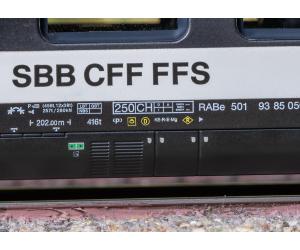 MÄRKLIN 39812 SBB Triebzug Giruno - RABe 501 - Detailansicht 7