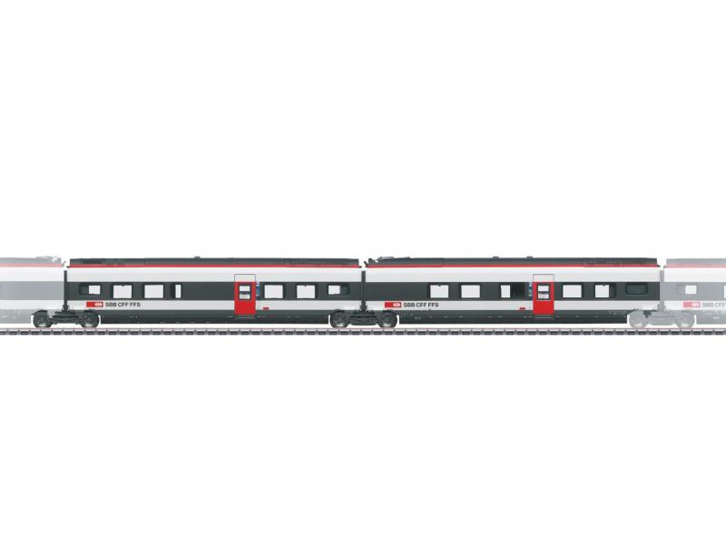 MÄRKLIN 43451 SBB Wagen-Set 1, RABe 501 022 Giruno