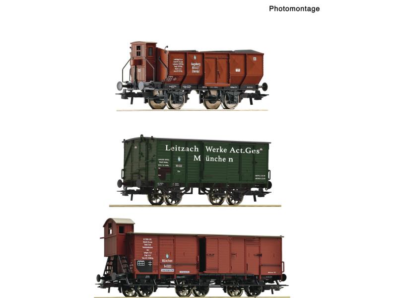 ROCO 6600223 3-tlg. Set: Güterzug, K.Bay.Sts.B. ROCO 6600223 3-tlg. Set: Güterzug, K.Bay.Sts.B.