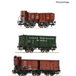 ROCO 6600223 3-tlg. Set: Güterzug, K.Bay.Sts.B.