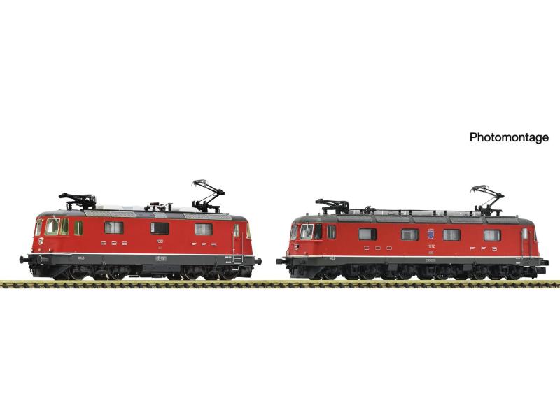 FLEISCHMANN 7570049 Locomotiva elettrica SBB a doppia trazione Re 10/10