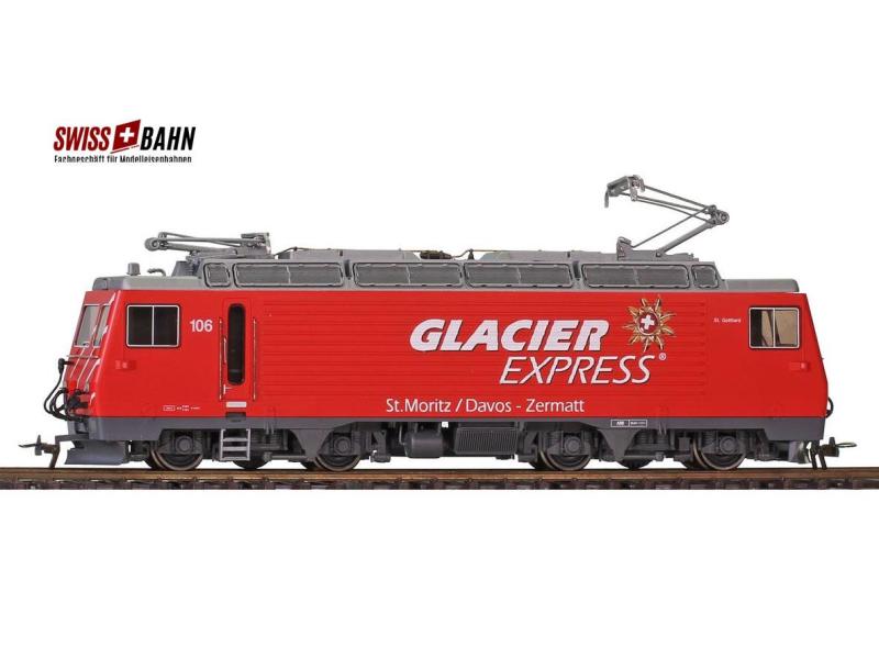 BEMO 1462256 MGB HGe 4/4 II 106 'Glacier Express' ACS