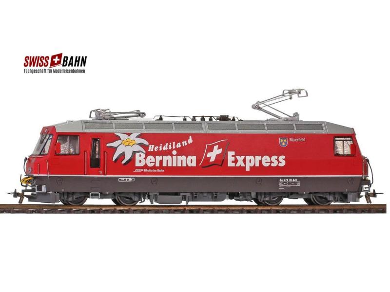BEMO 1659 111  RhB Ge 4/4 III 'Heidiland Express' DC Sound