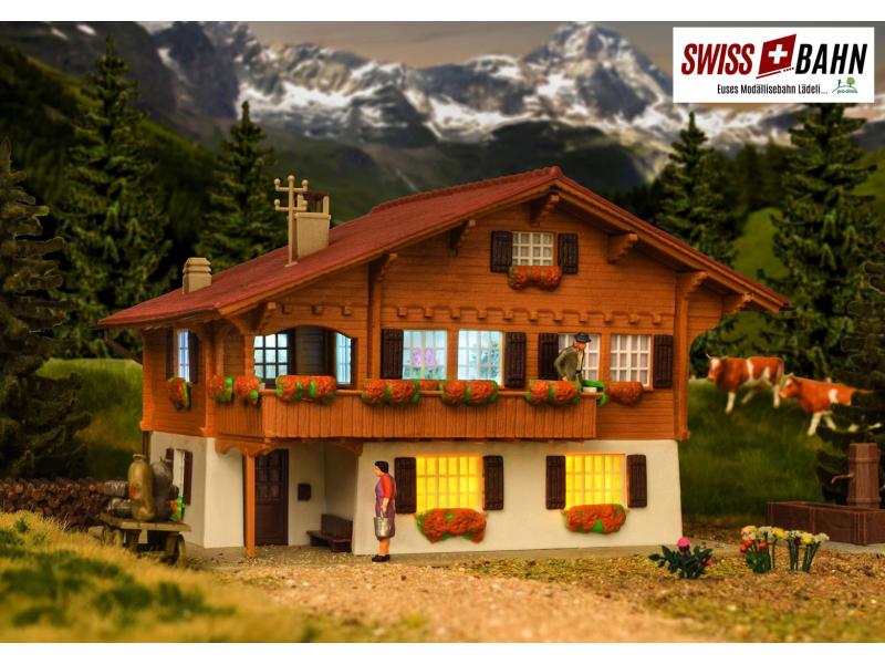KIBRI 38805 Chalet suisse à Brienz, H0