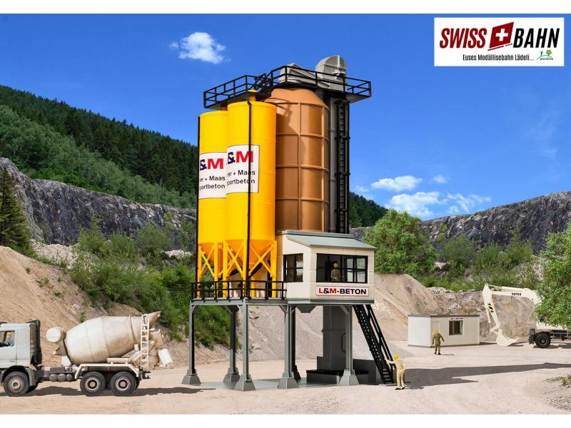 KIBRI 39804 Kleines Betonwerk mit Annahme