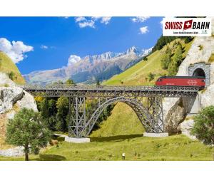 KIBRI 39704 Stahlträger-Viadukt Münsterthal, eingleisig - Ansicht 1