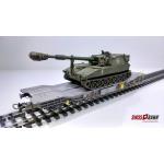 PIKO 96699-12 SBB Transportwagen, CH PzH M109