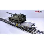 PIKO 96699-12 SBB Transportwagen, CH PzH M109