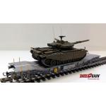 PIKO 96699 -04 SBB Transportwagen CH- Centurion Panzer (DC)