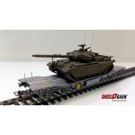 PIKO 96699 -04 SBB Transportwagen CH- Centurion Panzer