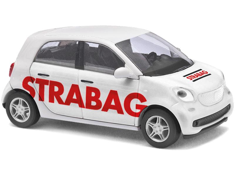 BUSCH 49562 Smart Forfour 14, Strabag H0 (ferrovia in...