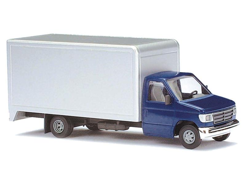 BUSCH 89116 Ford E-350, bleu/gris clair, H0