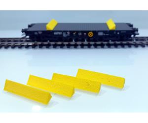 SWIBA 48757 Haltekeil Märklin Flachwagen (gelb)