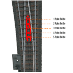 SWIBA 24711 Puko- Isolator für Märklin schlanke Weiche MKII