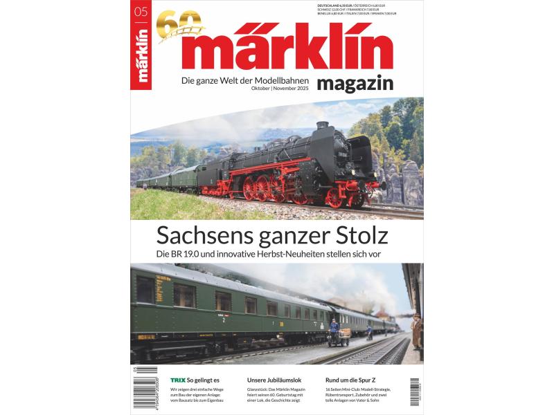 Märklin Magazin 05/2025 L'orgoglio di Sassonia...