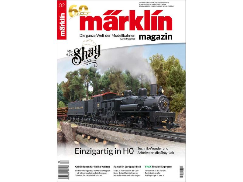 Märklin Magazin 02/2025 'The Shay Lokomotive'