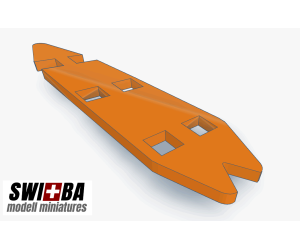 SWIBA 24699 TWIN-PUKO Isolator für 4 Märklin Weichen