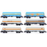 ARNOLD 6435 Kesselwagen-Set Wascosa 6. tlg. (N)