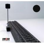 SWIBA 91360 C-Gleis Signalsockel für Mafen Signale H0 Schwarz