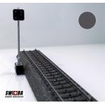 SWIBA 91361 C-Gleis Signalsockel für Mafen Signale H0 Betongrau