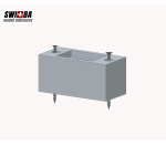 SWIBA 91362 C-Gleis Signalsockel für Mafen Signale H0 - Grau