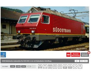ESU 31661 SOB Elektrolok Re 446 448-3, Rot ACS/DCS