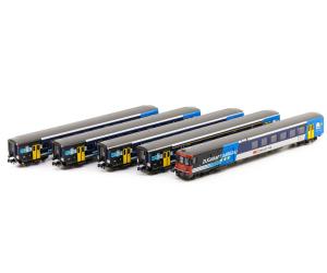 PIKO 94462 SBB Set 5-tlg RE ZUGKRAFT AARGAU, (N)