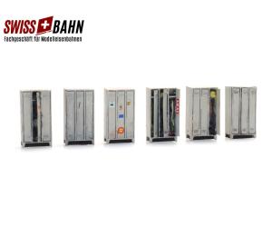 ARTITEC 387.473 Stahlspind, Umkleide Werkstatt, H0