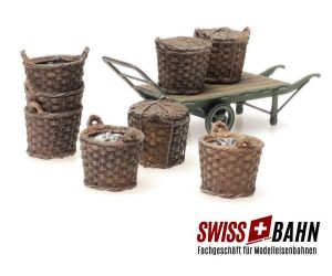 ARTITEC 387449 Bahnladegut- Fischkörbe H0