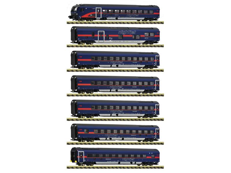 FLEISCHMANN 6270065 ÖBB Nightjet, Set (ferrovie...