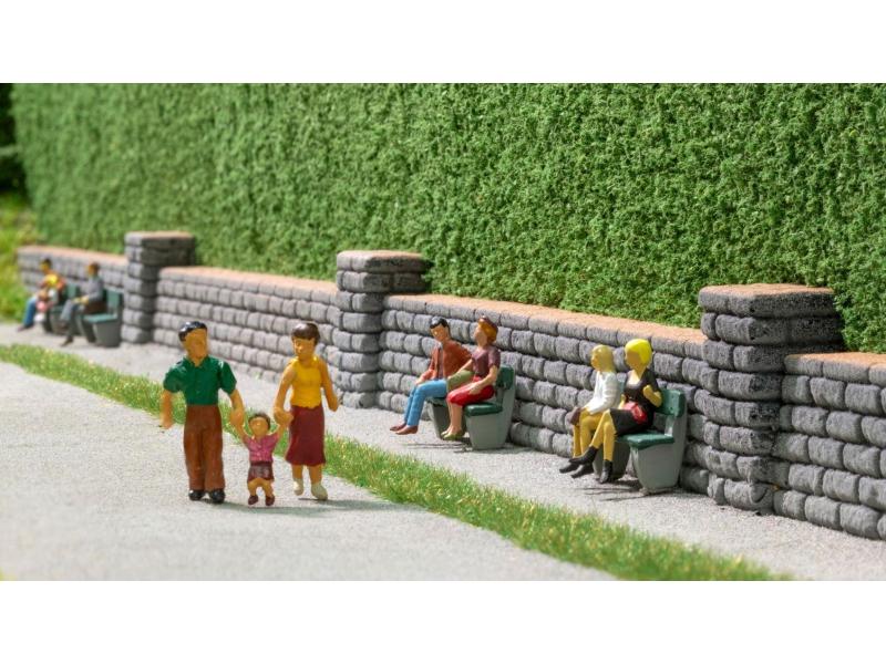 NOCH 58285 Steinmauer PROFI-plus. Massstab H0 aus Hartschaum!