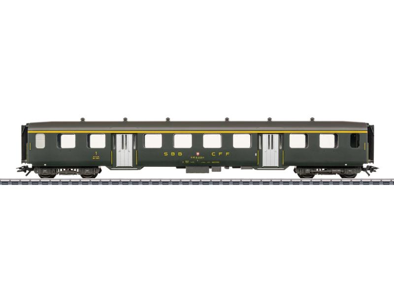 MÄRKLIN 43363 SBB carrozza in acciaio leggero di 1ª classe