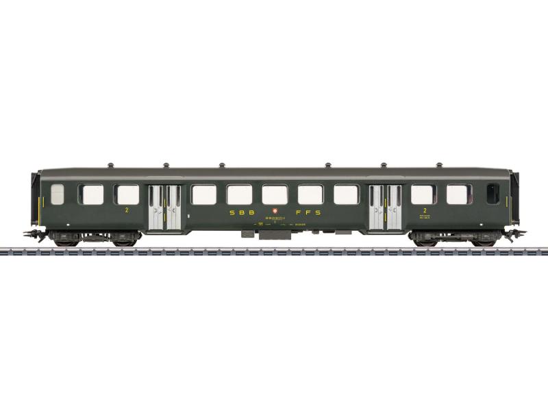 MÄRKLIN 43373 SBB voiture en acier léger de 2ème classe