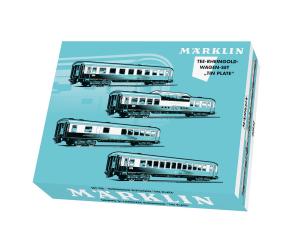 MÄRKLIN 40852 TEE-Rheingoldwagen-Set 'Tin Plate'