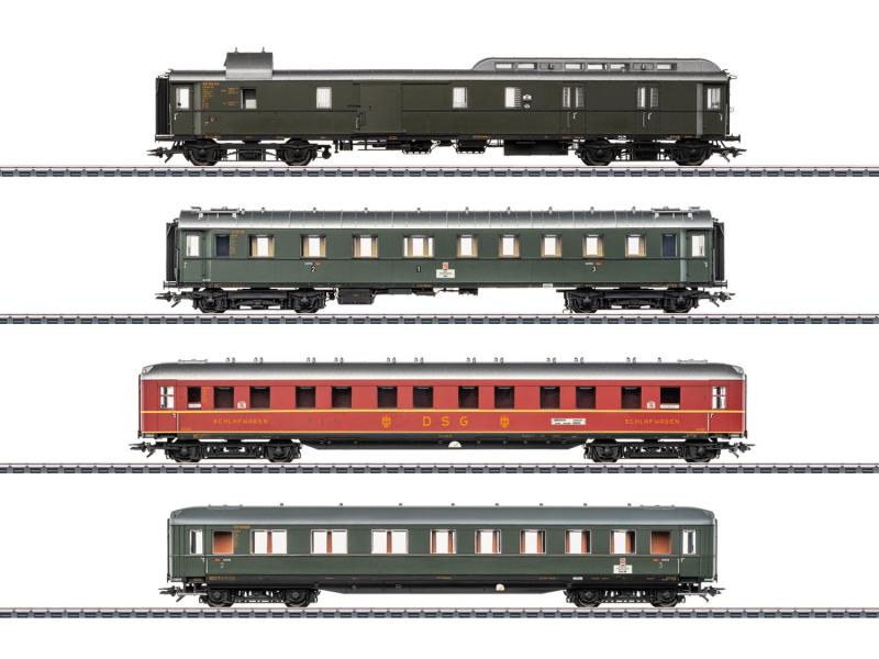 MÄRKLIN 42491 Schnellzugwagen-Set 1 zum D 74