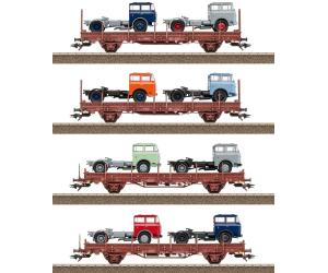 TRIX 24190 DR Güterwagen-Set Fahrzeugtransport - Ansicht 1