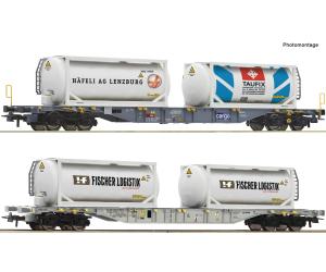 ROCO 6600231 SBB Containertragwagen, CARGO - Ansicht 1