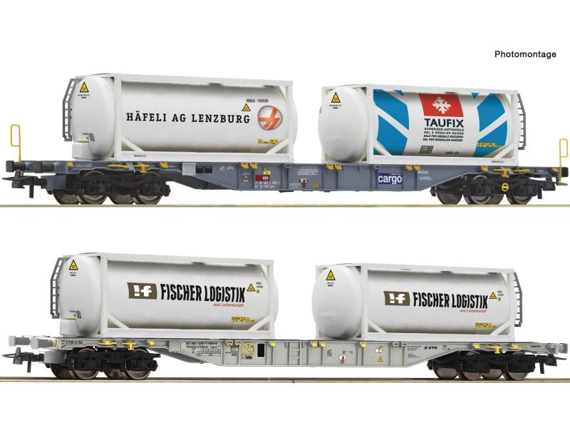 ROCO 6600231 Wagon porte-conteneurs SBB, CARGO