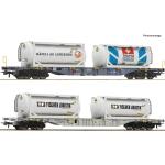 ROCO 6600231 SBB Containertragwagen, CARGO - Ansicht 1